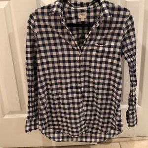 J. Crew Women’s Gingham Button-Down Shirt